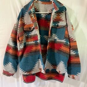 Colorful Southwestern Patterned Jacket
